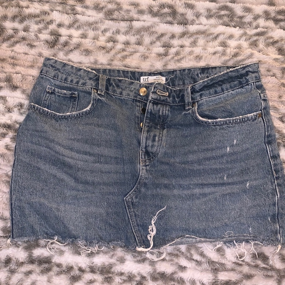 Zara denim skirt